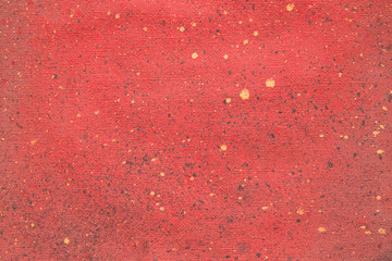 red and orange painted artist canvas background texture