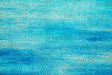 blue background texture painted on artistic canvas