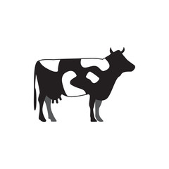 Cow graphic design template vector isolated illustration