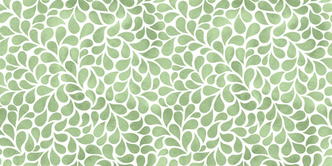 Watercolor abstract background with drops. Elegant floral seamless pattern.