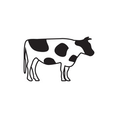 Cow graphic design template vector isolated illustration