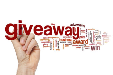 Giveaway word cloud