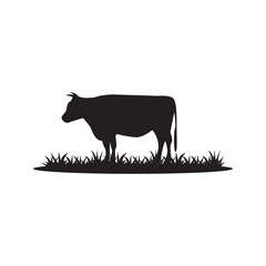 Cow graphic design template vector isolated illustration