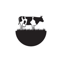 Cow graphic design template vector isolated illustration