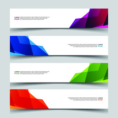 Vector Abstract banner web template