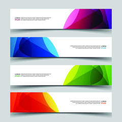 Vector Abstract banner web template