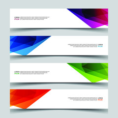 Vector Abstract banner web template