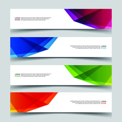 Vector Abstract banner web template