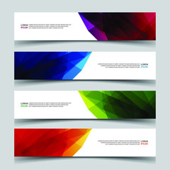 Vector Abstract banner web template