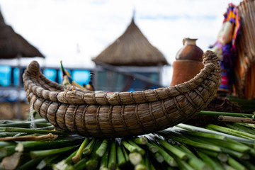 Peru - Titicaca Lake: Uros and Taquile Floating Islands, Straw Boat