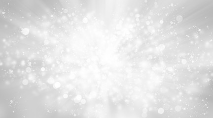 white blur abstract background. bokeh christmas blurred beautiful shiny Christmas lights