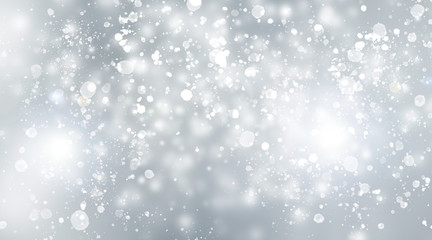 white blur abstract background. bokeh christmas blurred beautiful shiny Christmas lights