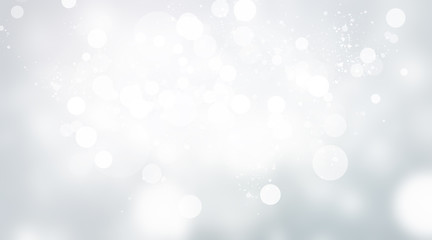 white blur abstract background. bokeh christmas blurred beautiful shiny Christmas lights