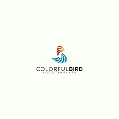 Colorful Bird Logo Template Ready to Use