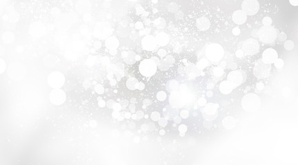white blur abstract background. bokeh christmas blurred beautiful shiny Christmas lights. Snow background.