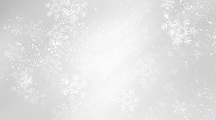 Fototapeta premium white snow blur abstract background. Bokeh Christmas blurred beautiful shiny Christmas lights