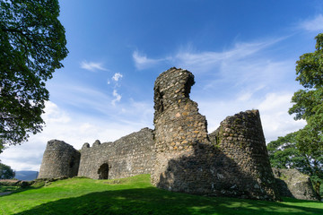 the old Inverlochy castle, Fort William in the highlands of Scotland