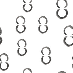 Obraz premium Abstract Pattern Seamless figure are black and gray