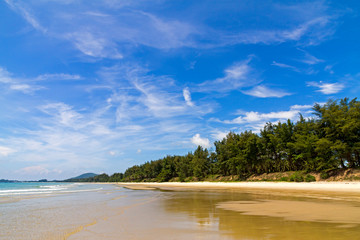 Beach Ban Krut Beach and pine beautiful in sumer