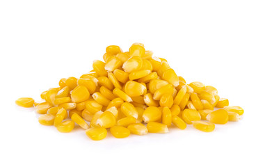 corn on a white background.