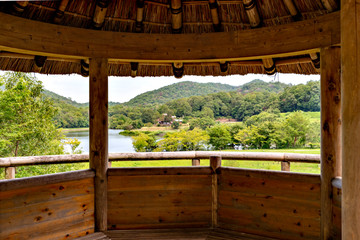 View of Arima-fuji public park in Sanda city, Hyogo, Japan