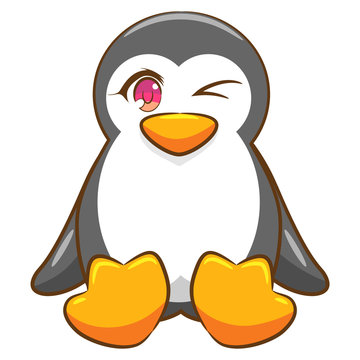 penguin vector clipart
