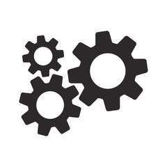 setting, gear icon design template