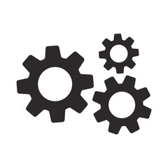 setting, gear icon design template