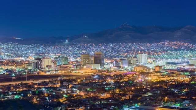 El Paso, Texas, USA Downtown Skyline