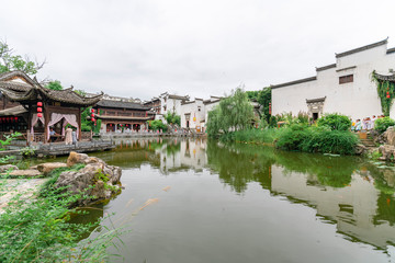 Fototapeta na wymiar The Zhu garden of the ancient town of Wuyuan, Shangrao City, Jiangxi Province, China