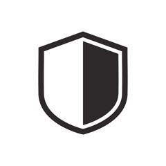 shield icon vector design template