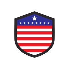 shield icon vector design template