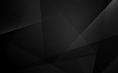 Obraz premium Abstract black geometric dynamic presentation background