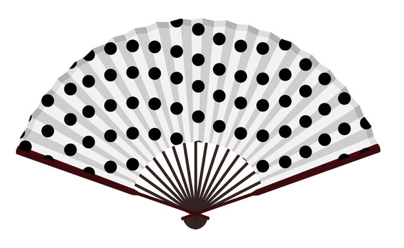 Ancient Traditional Asian Fan