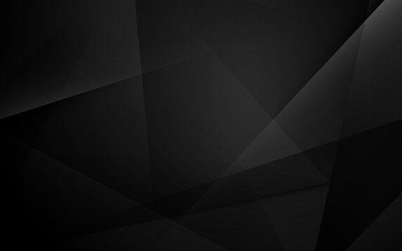 Abstract black geometric dynamic presentation background