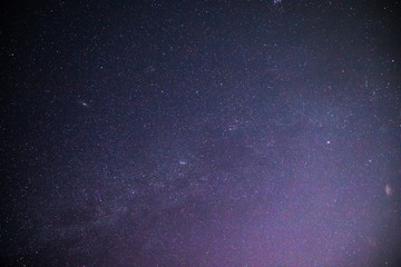 Close-up night starry sky