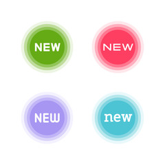 New tag symbol icon, new product, novelty, newest item