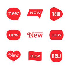 New tag symbol icon, new product, novelty, newest item