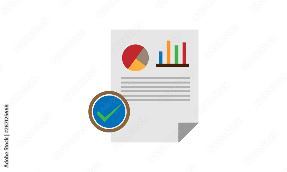 Poster seo report icon for website performance and analytics