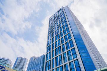 Fototapeta na wymiar 二子玉川の高層ビル群のイメージ