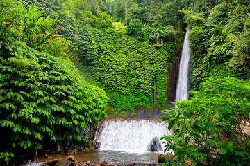 Munduk waterfall in Bali, Indonesia