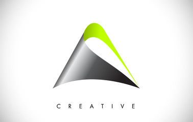 Fototapeta premium A Letter Modern Trendy Design Logo. Letter A Icon Logo with Modern Monogram