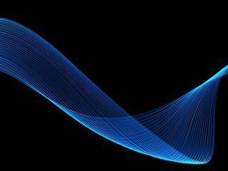 Abstract Business Soft Blue Wave Template Brochure Flyer Background