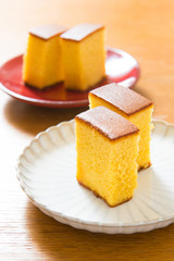  japanese sweets, castella cake,  (Japanese sponge cake)