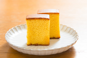 japanese sweets, castella cake,  (Japanese sponge cake)