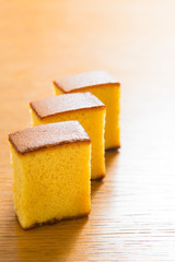  japanese sweets, castella cake,  (Japanese sponge cake)