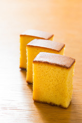  japanese sweets, castella cake,  (Japanese sponge cake)