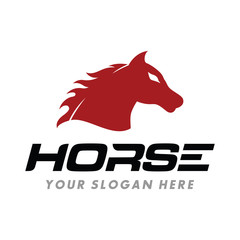 Horse Head Logo Design Inspiration Vector