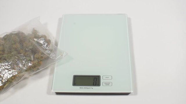 healthy cooking, weighing marijuana product