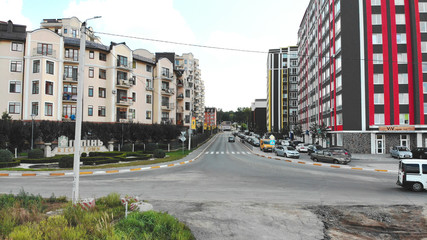 street in the city of Ukraine